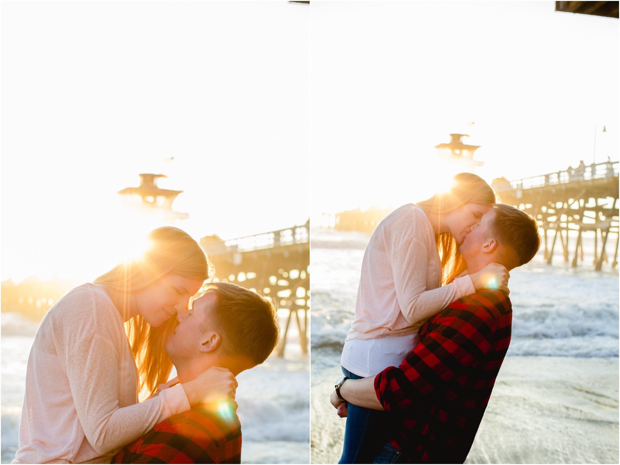 Beach Engagement Session - https://brittneyhannonphotography.com