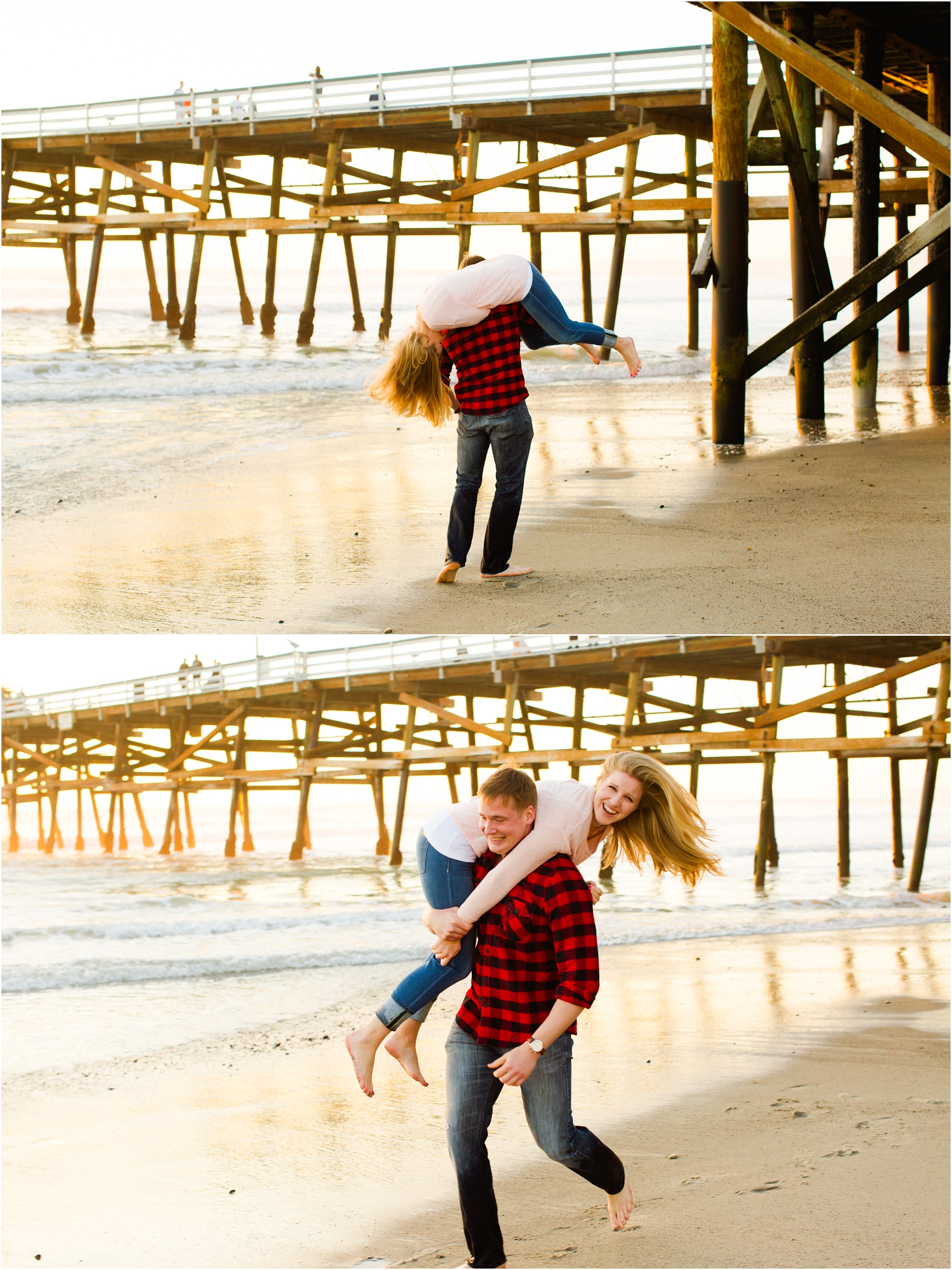 Beach Engagement Session - https://brittneyhannonphotography.com