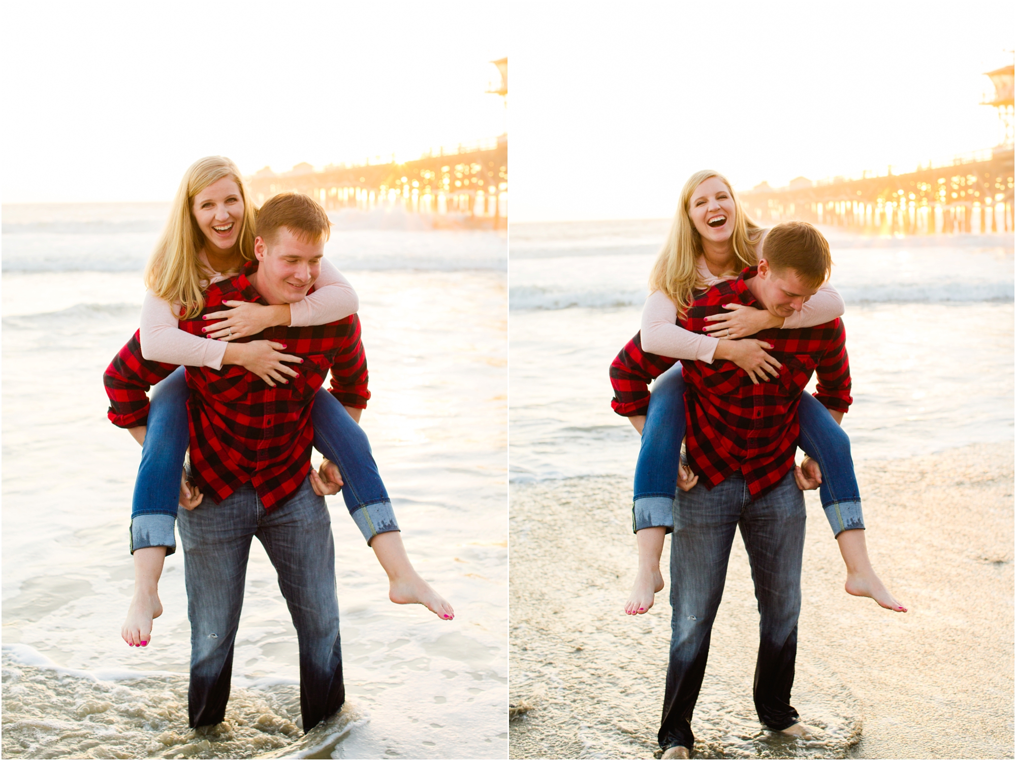 Beach Engagement Session - https://brittneyhannonphotography.com