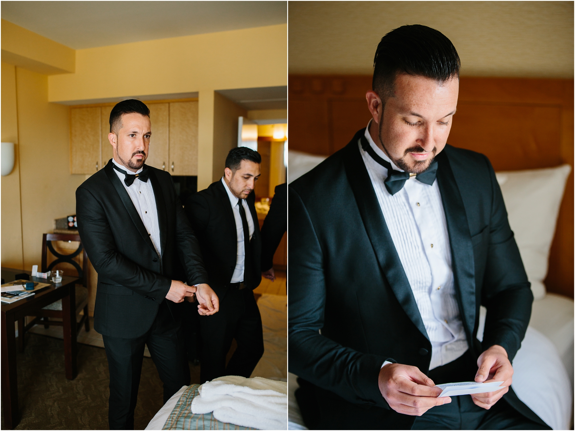 Groom Getting Ready - https://brittneyhannonphotography.com