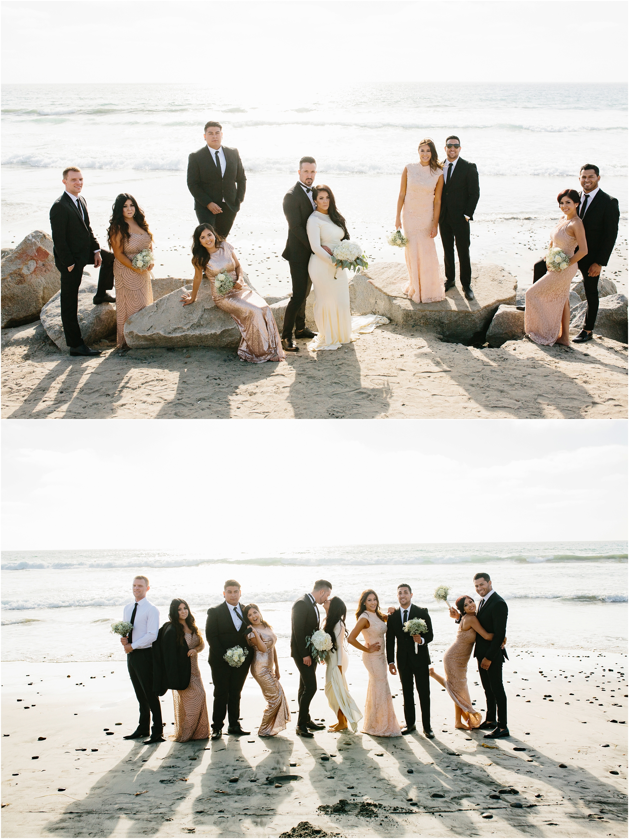 Beach Bridal Party Photos - https://brittneyhannonphotography.com