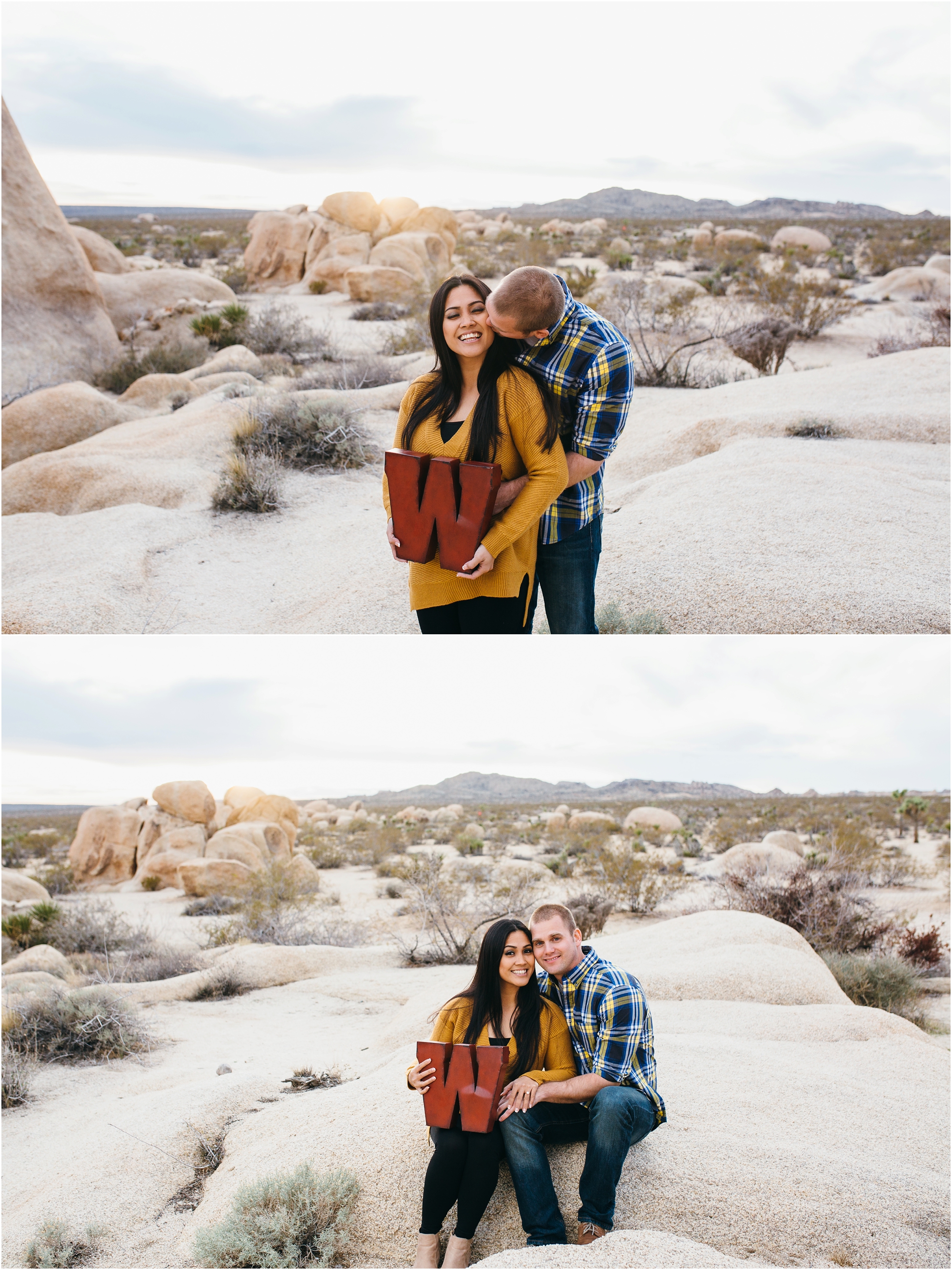 Joshua Tree Engagement Photos - https://brittneyhannonphotography.com