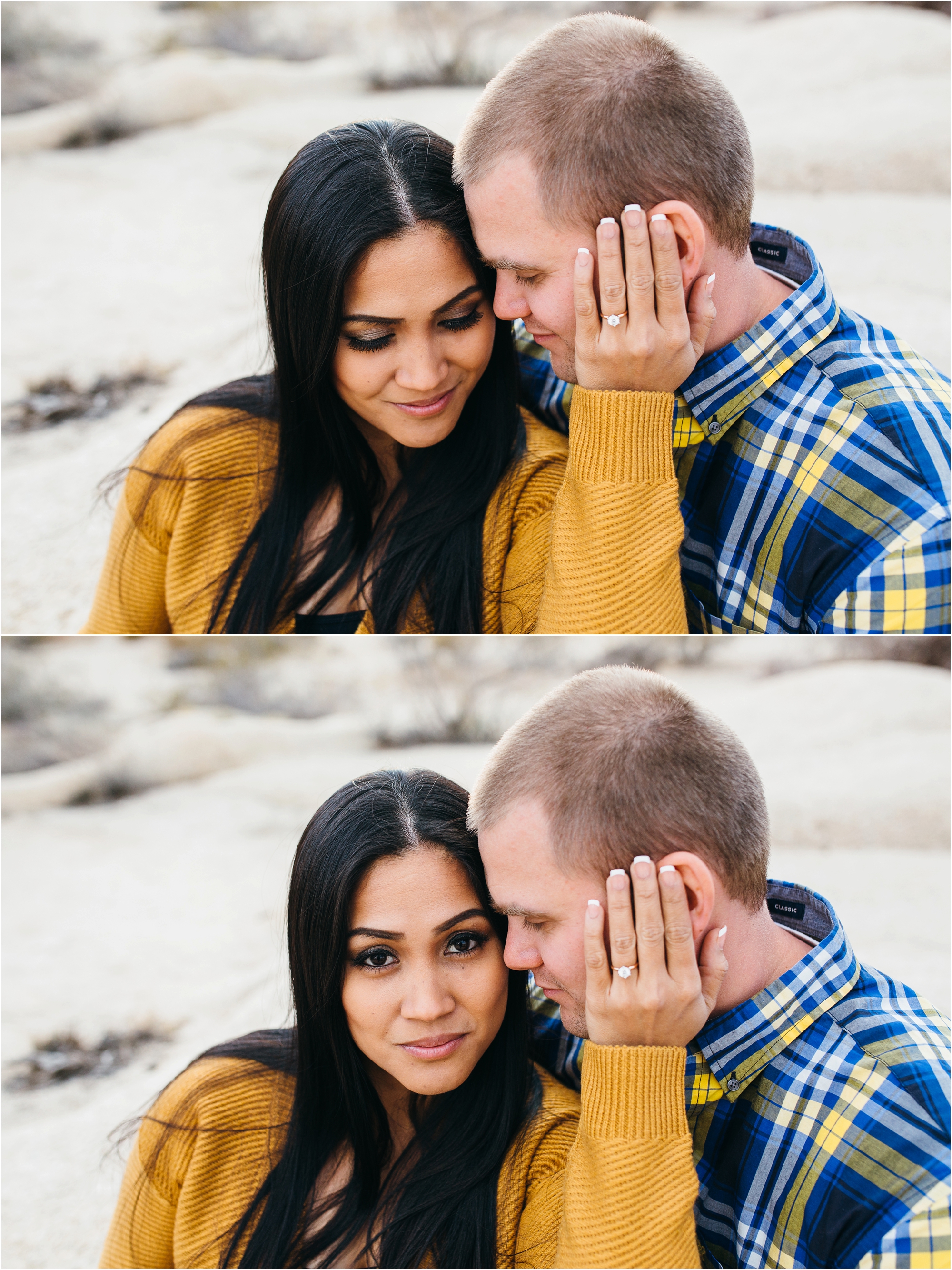 Joshua Tree Engagement Photos - https://brittneyhannonphotography.com