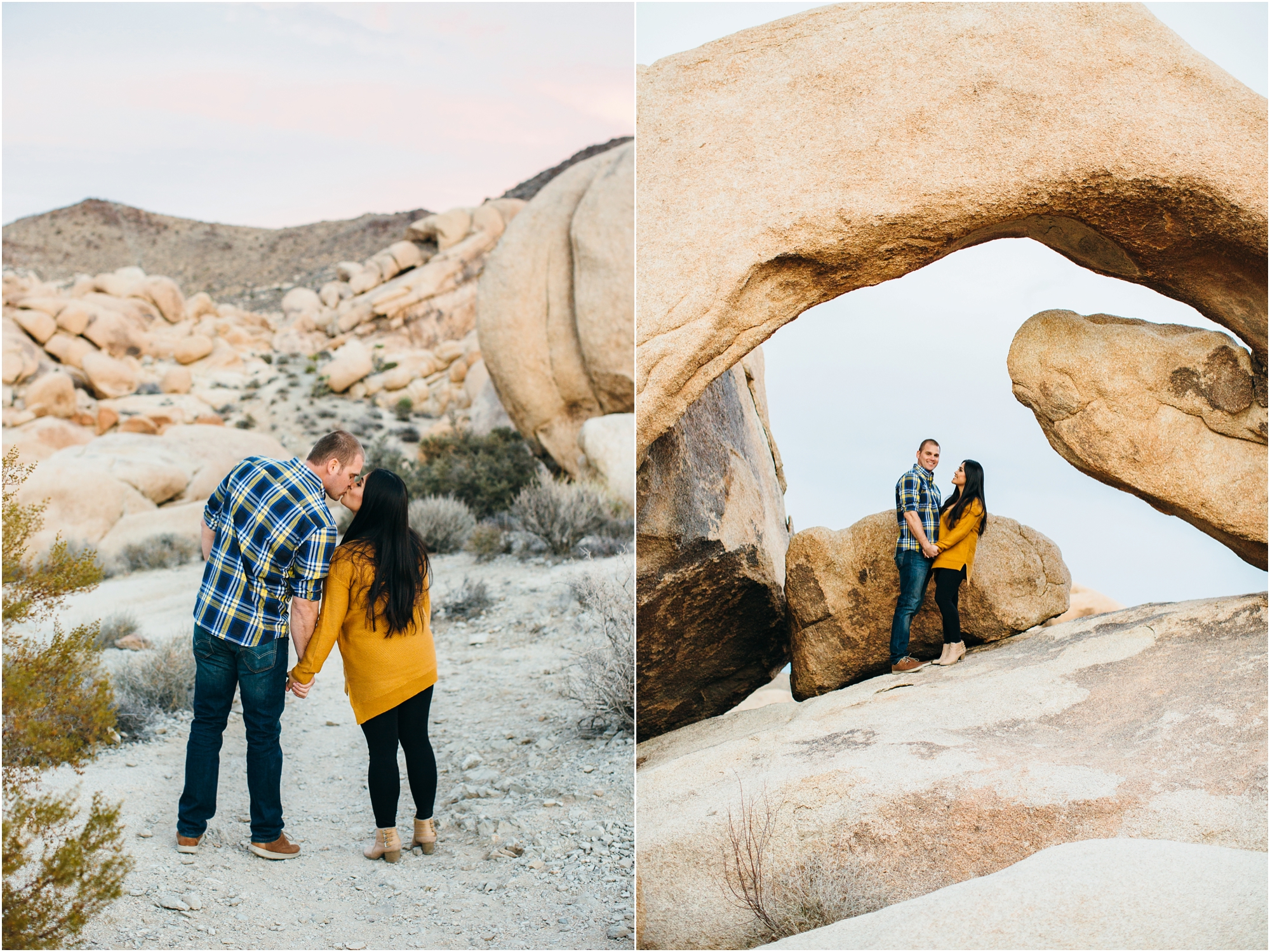 Joshua Tree Engagement Session - https://brittneyhannonphotography.com