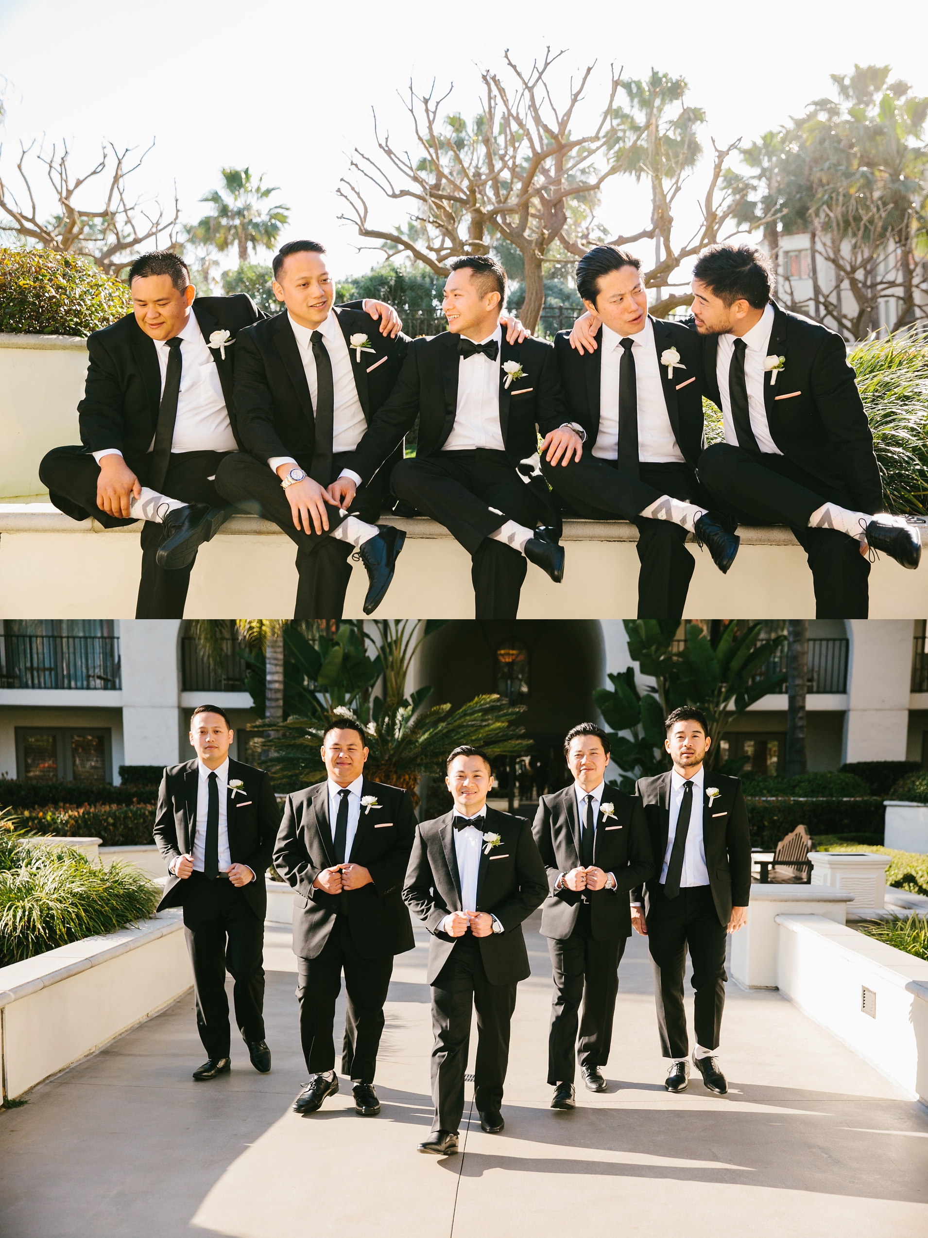 Groom and Groomsmen Bridal Party Photos