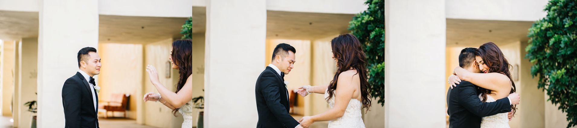 Bride and Groom First Look 