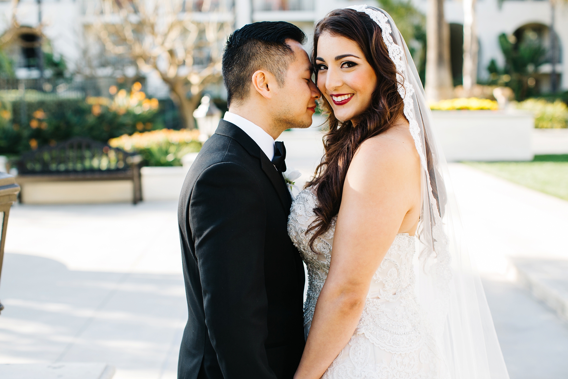 Bride and Groom Pictures - Huntington Beach Wedding