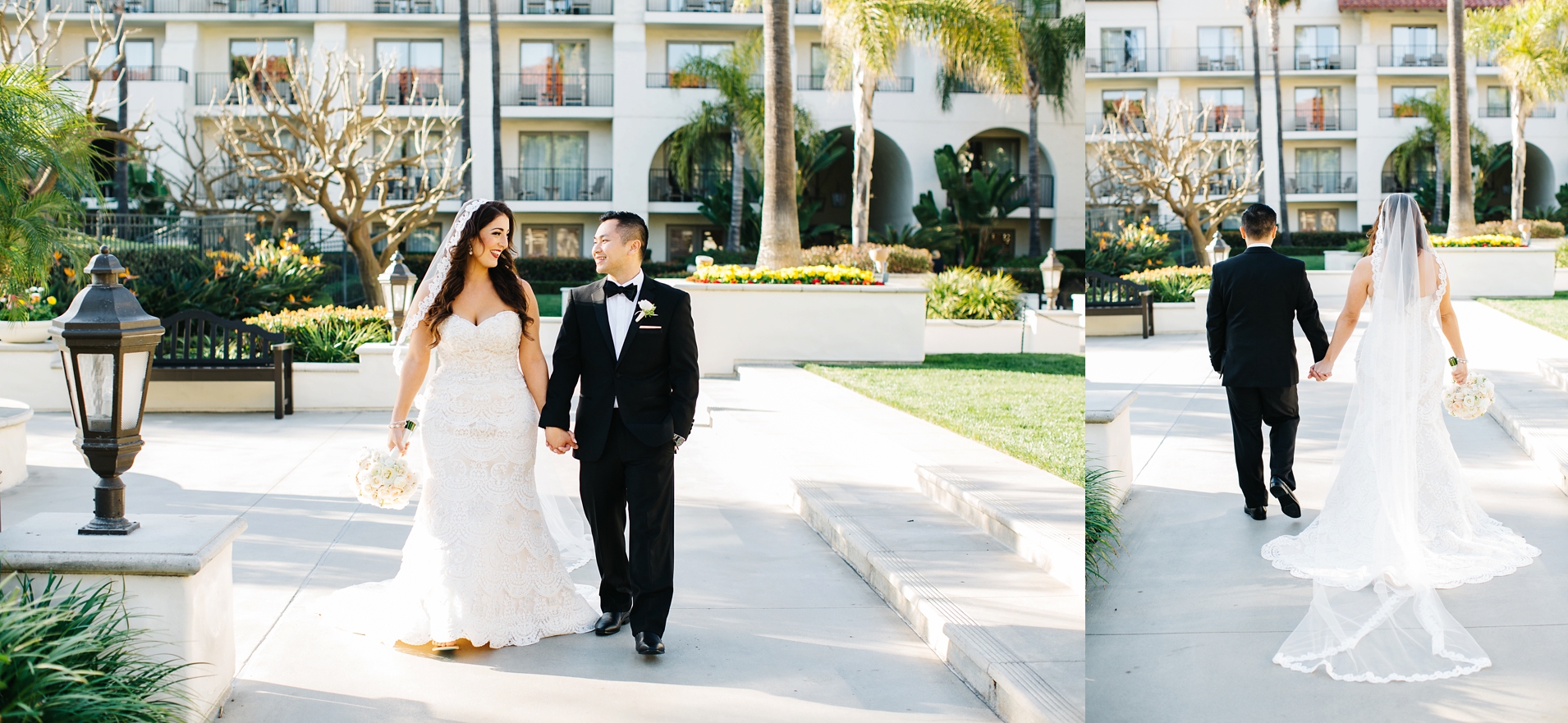 Bride and Groom Pictures - Huntington Beach Wedding - Hyatt Regency Huntington Beach