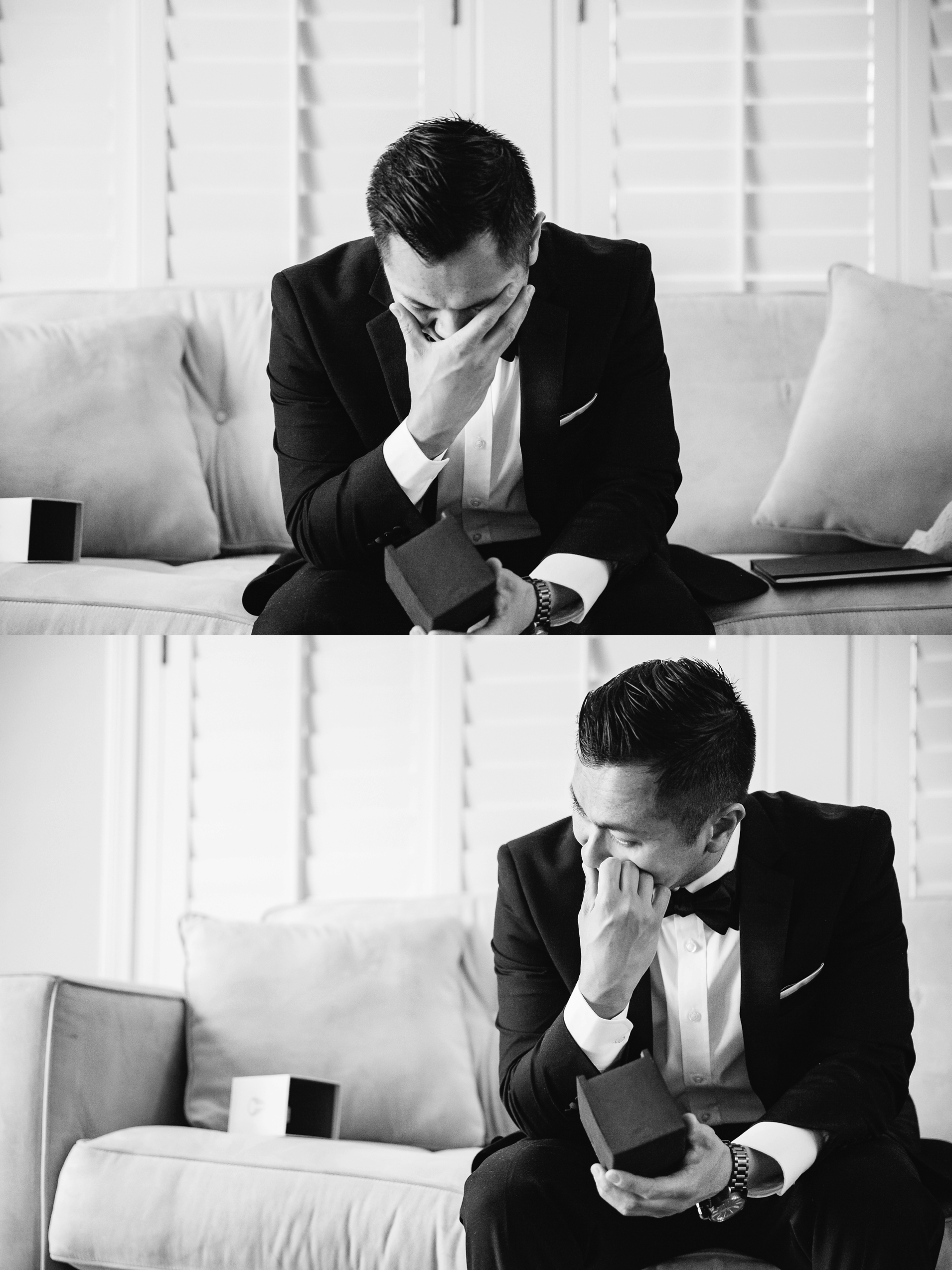 Emotional Groom - Orange County Wedding Photographer - Brittney Hannon Photography