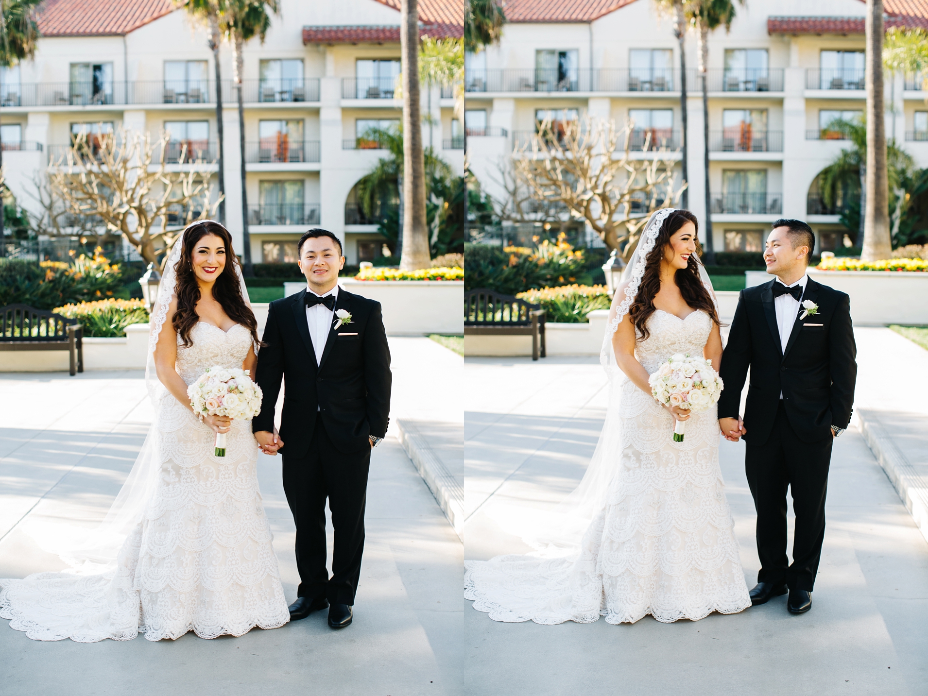 Romantic Bride and Groom Photos - Orange County Wedding Photographer