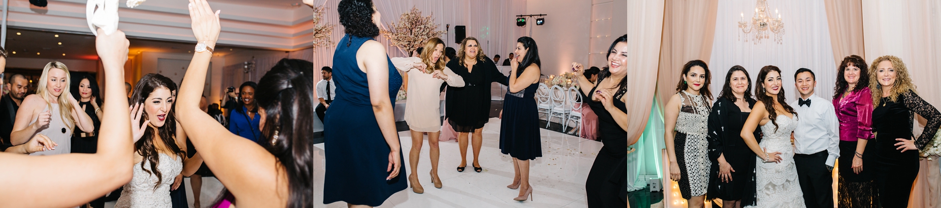 Wedding Reception by Brittney Hannon Photography at Venue by Three Petals Wedding in Huntington Beach, CA 