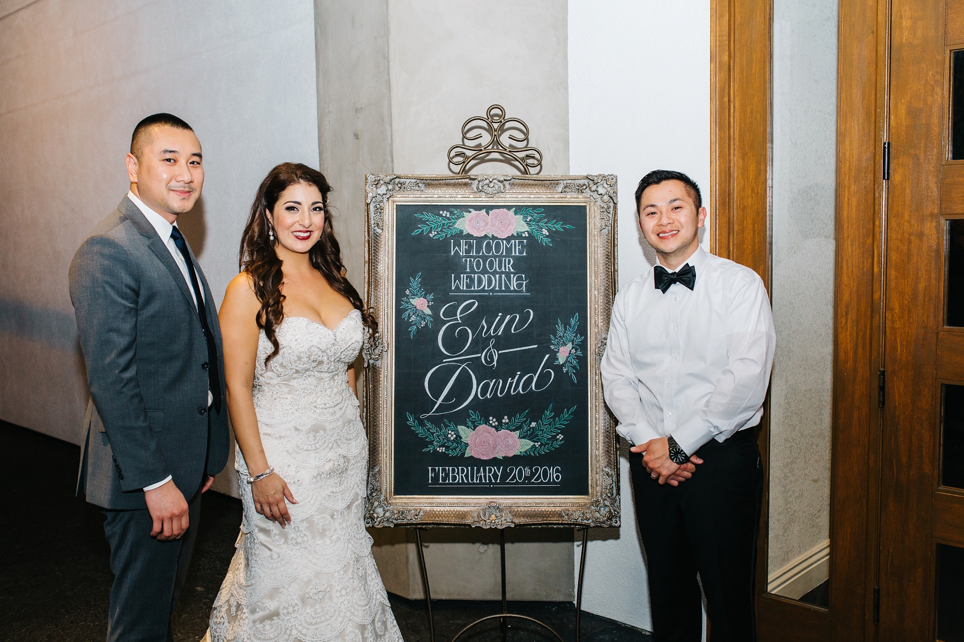 Wedding Reception by Brittney Hannon Photography at Venue by Three Petals Wedding in Huntington Beach, CA 