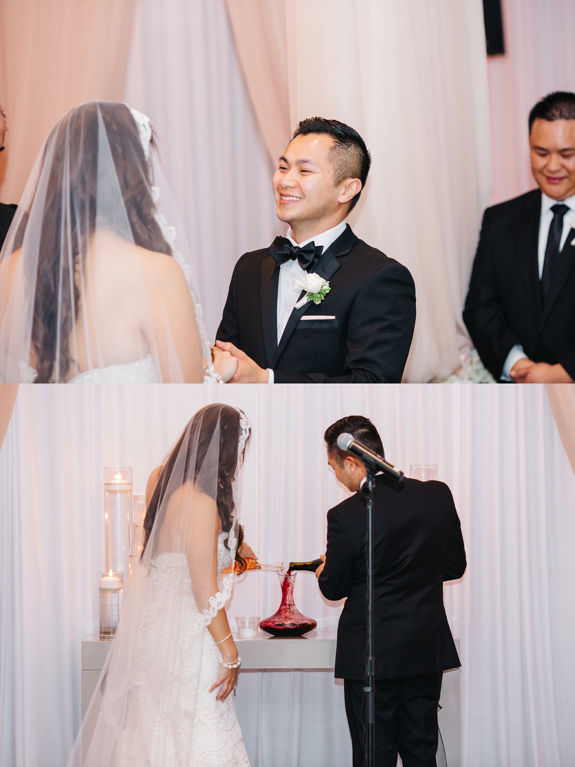 Wedding Ceremony Photos at Venue by Three Petals Wedding by Brittney Hannon Photography