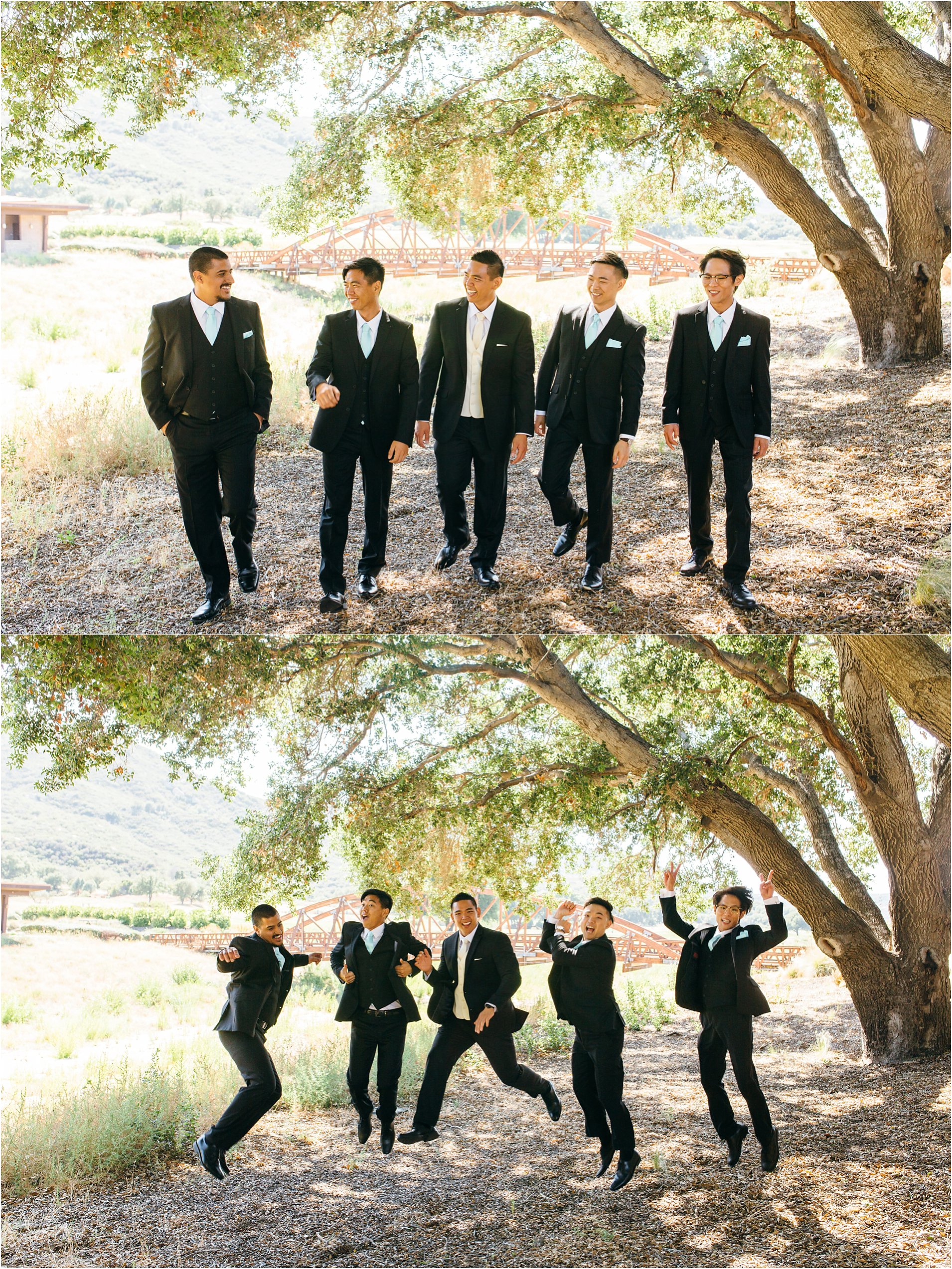 groomsmen photos in southern california