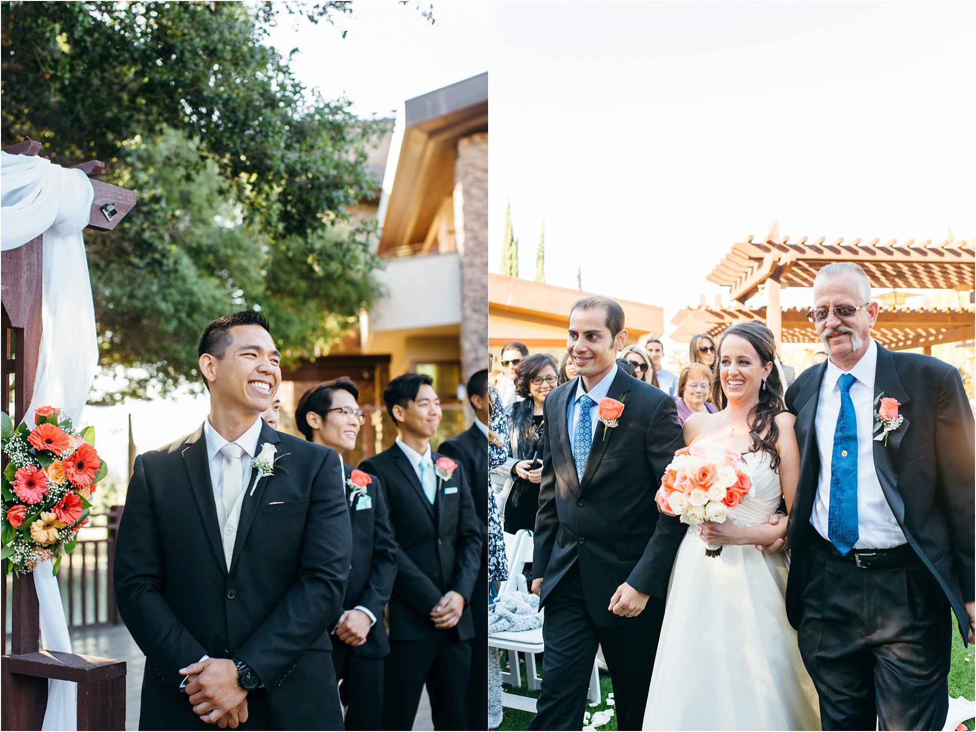 bride walking down the aisle