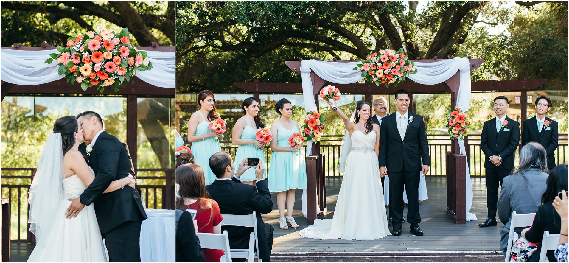 bride and groom wedding ceremony in temecula