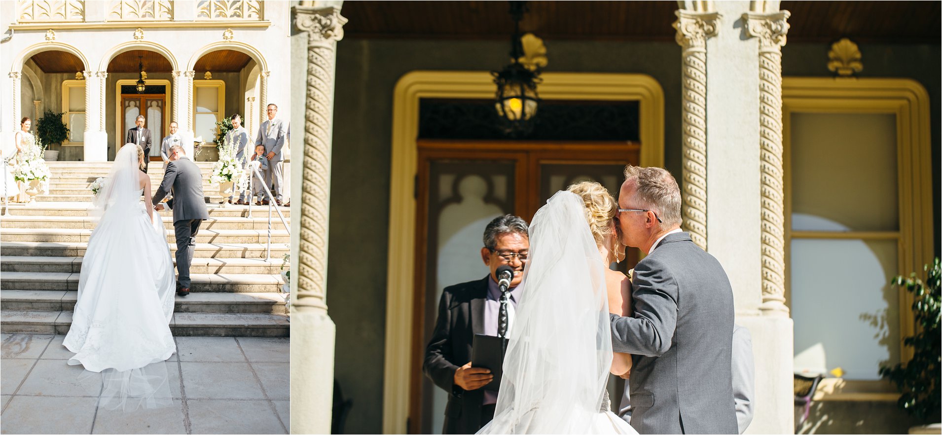 Bride and Groom Wedding Ceremony