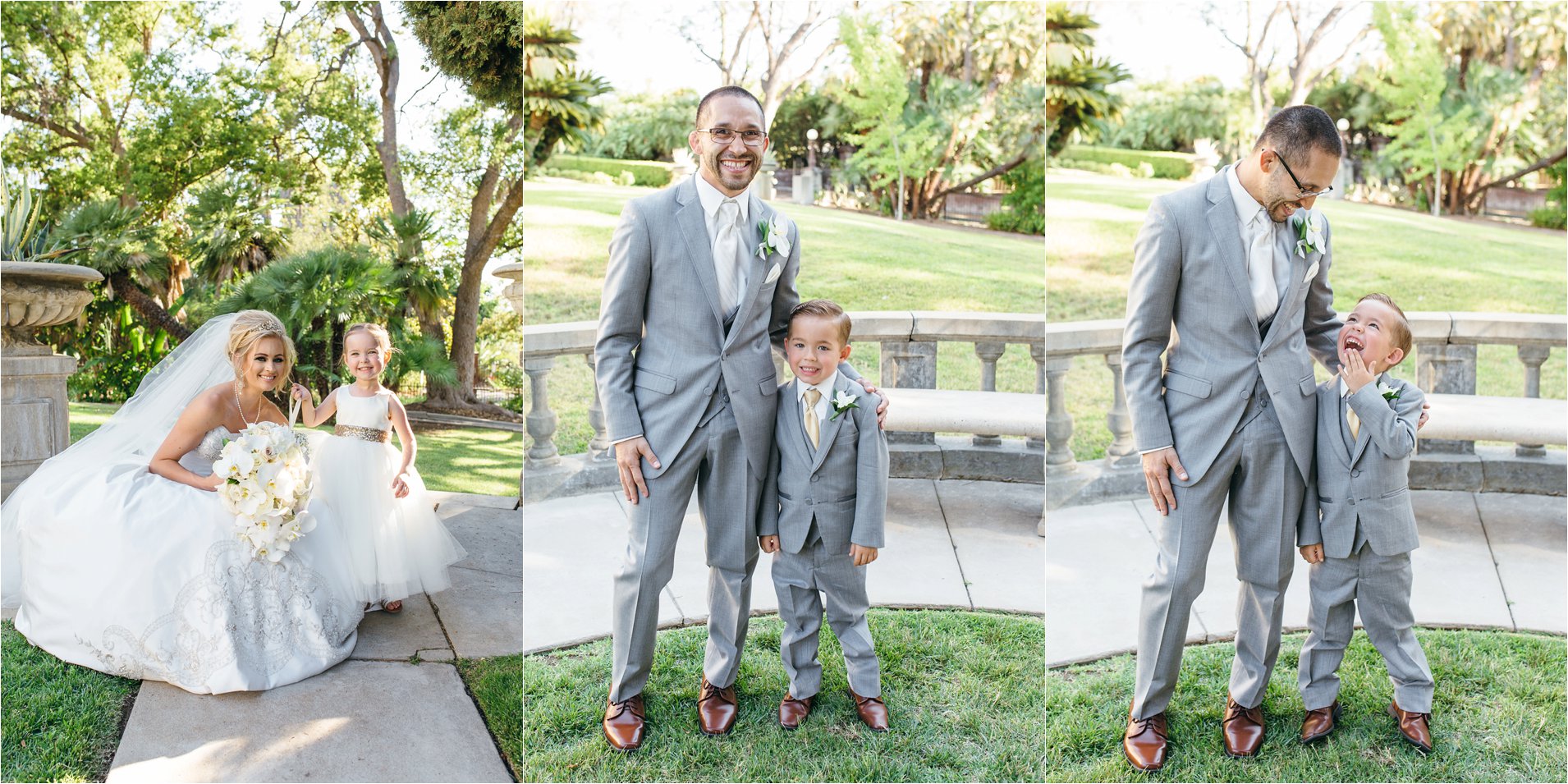 Flower girl and ring bearer