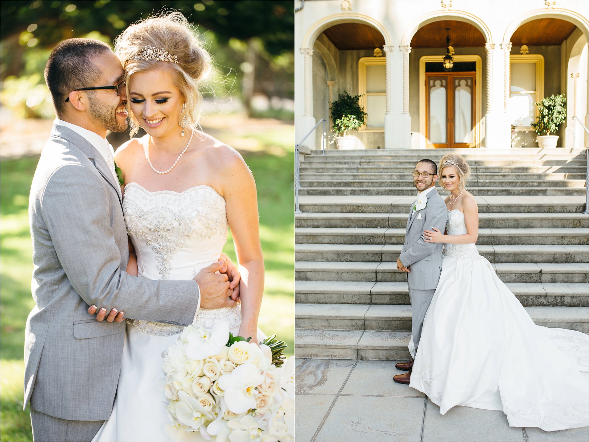 Bride and Groom - Kimberly Crest Wedding - Redlands Wedding Photographer