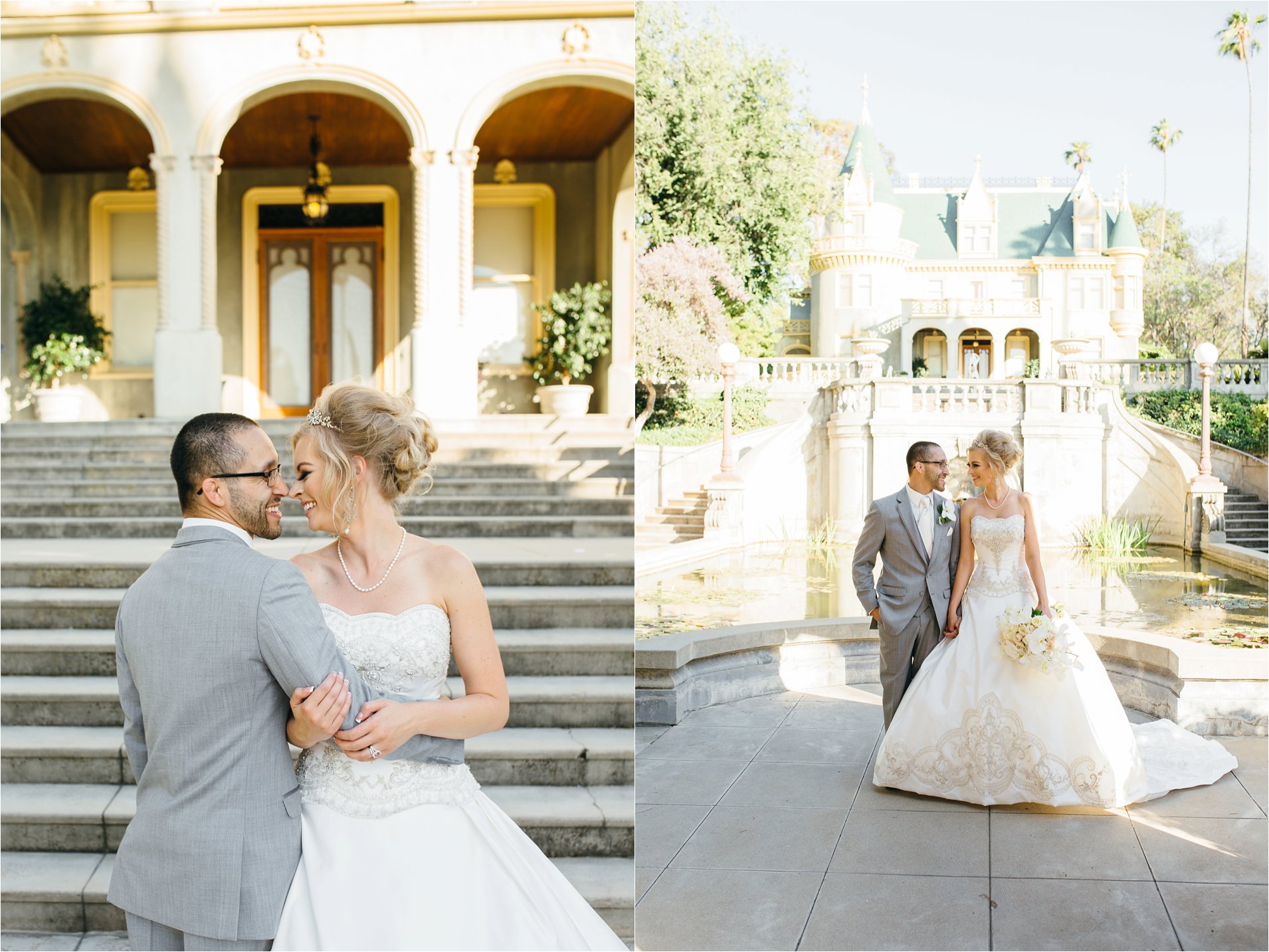 Bride and Groom - Kimberly Crest Wedding - Redlands Photographer