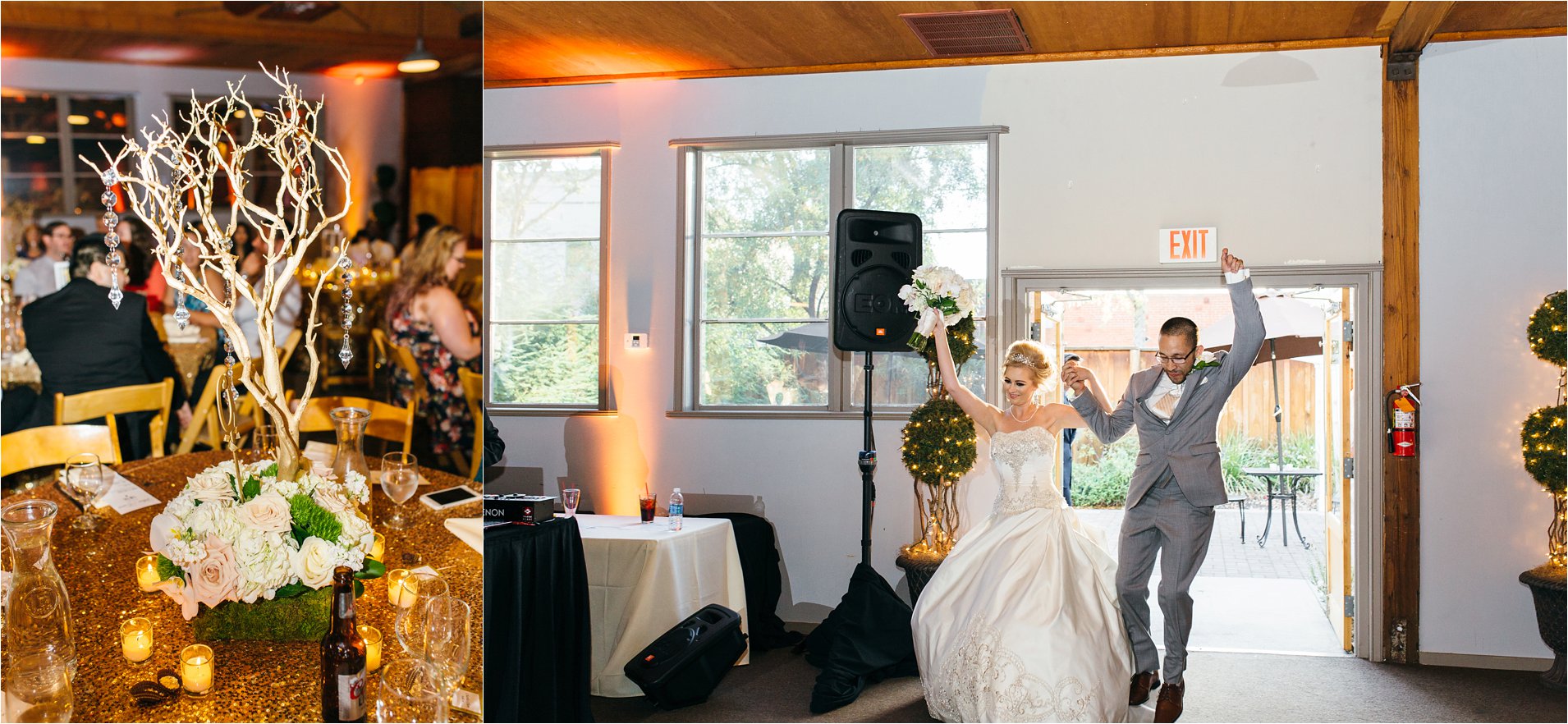 Bride and Groom Entrance into Reception