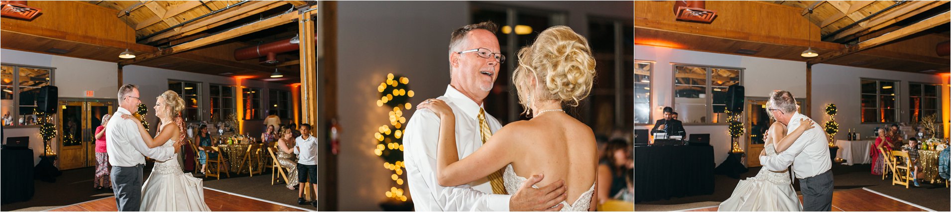 Bride dances with her dad