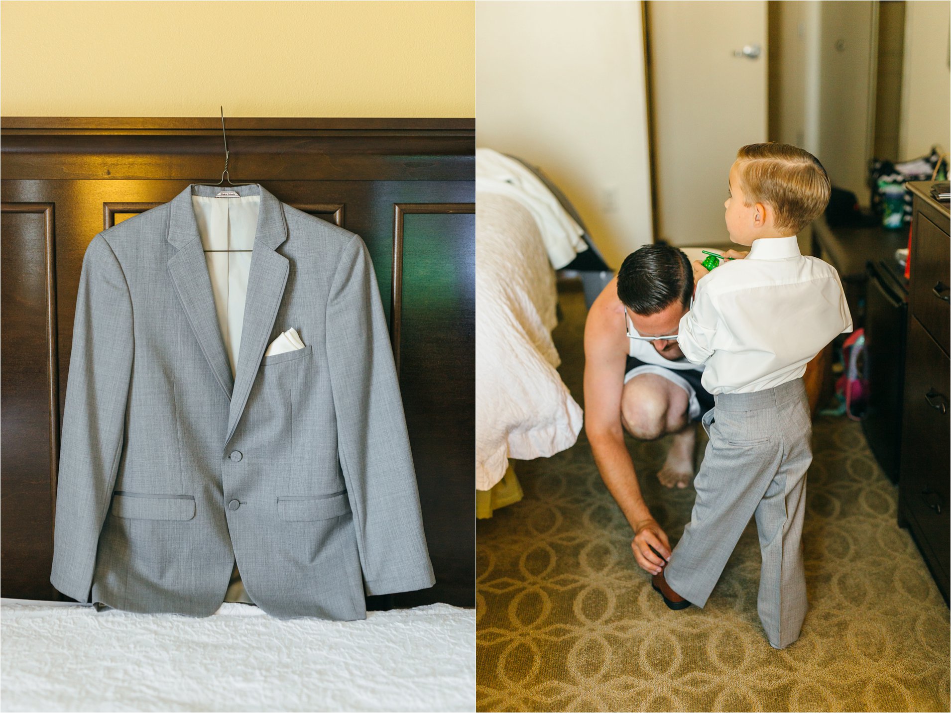 Groom Getting Ready