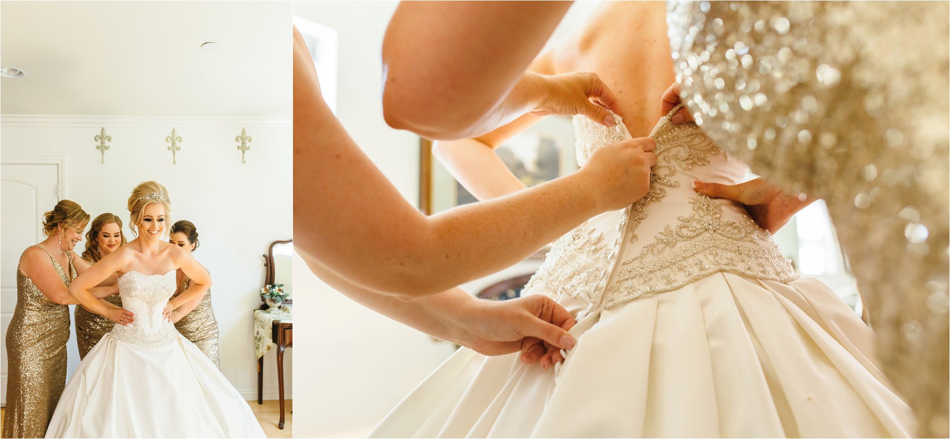 Bride Getting Ready at Kimberly Crest