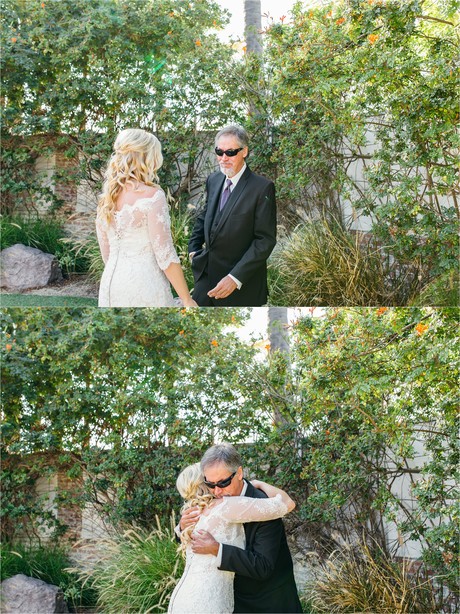 Emotional first look between Father and Daughter