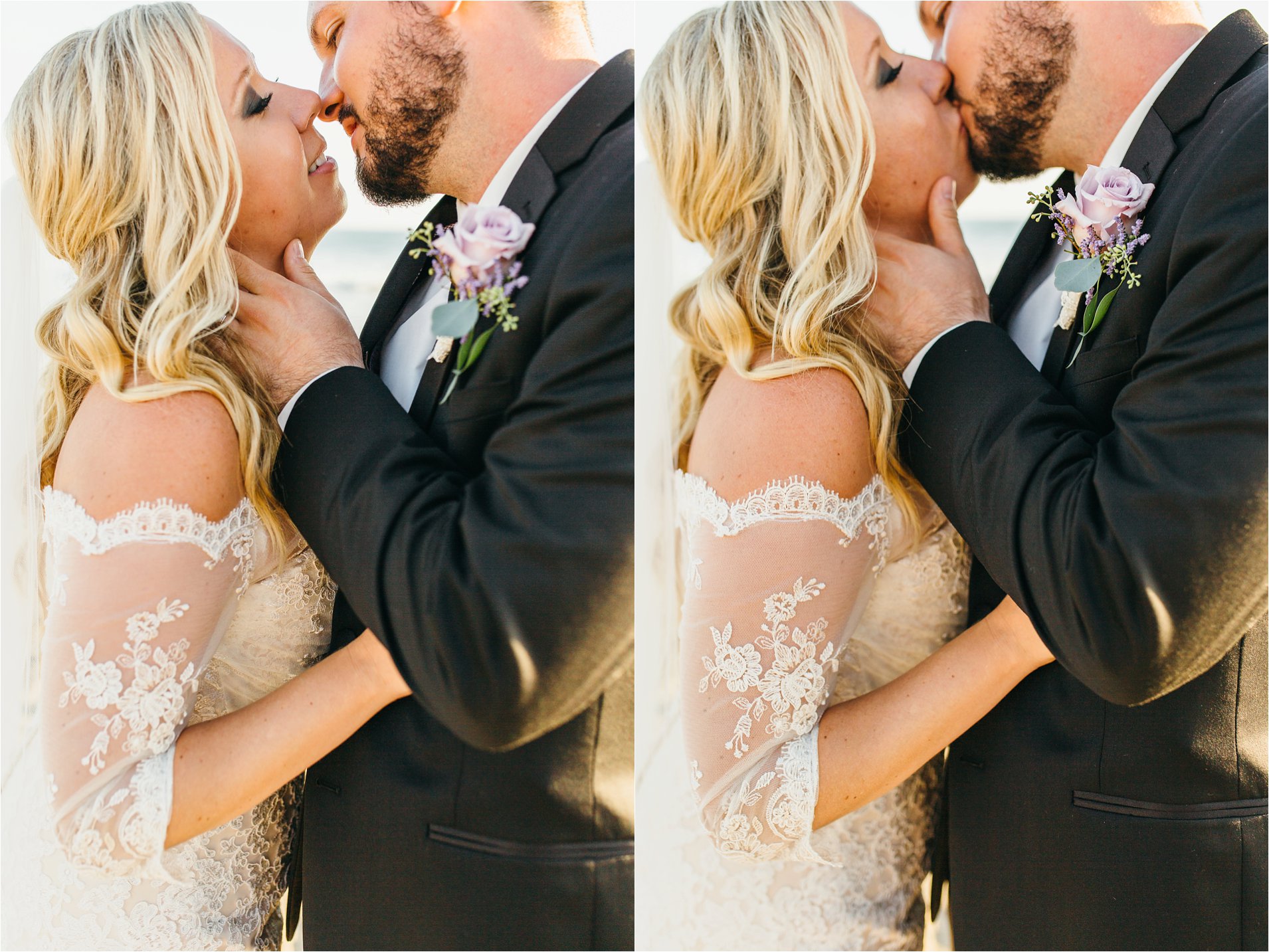 Wedding photos on the beach in San Clemente