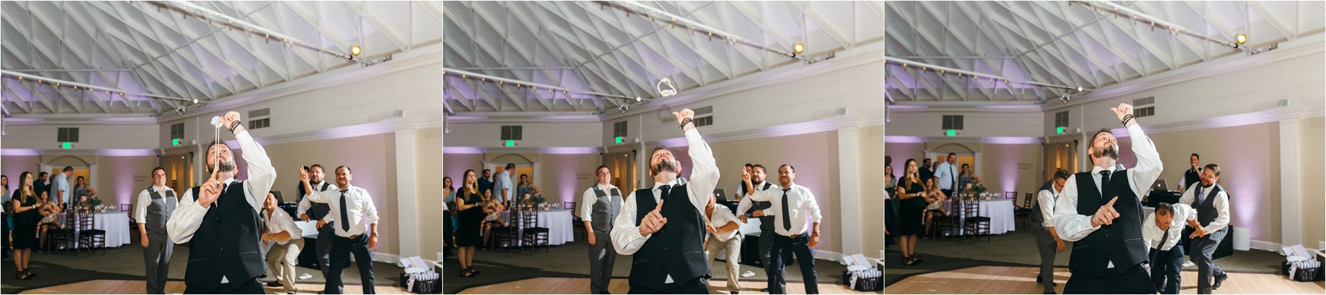 Orange County Wedding - Garter Toss