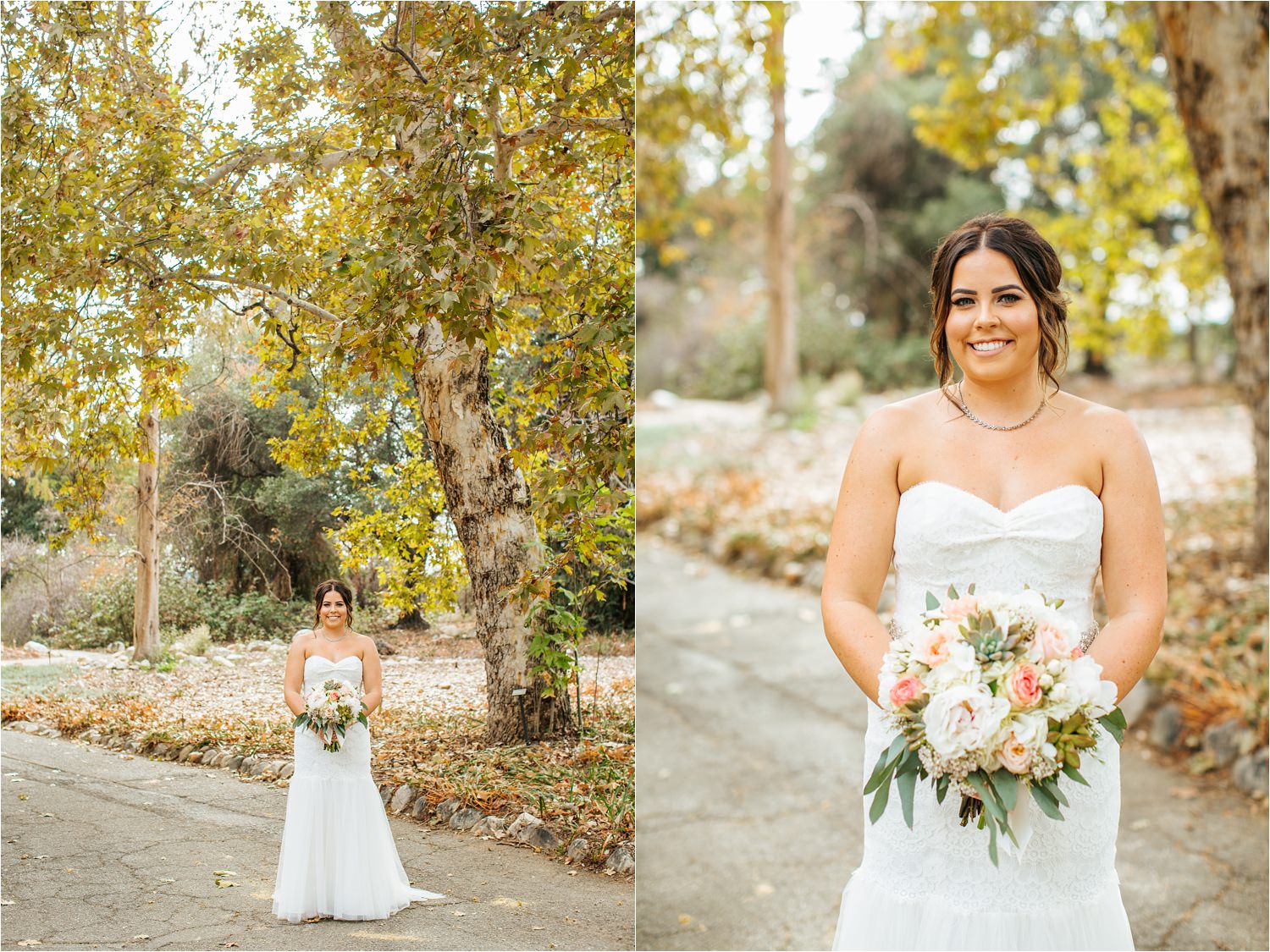 Beautiful Fall Bride - October Bride - Claremont Wedding Photographer - http://brittneyhannonphotography.com