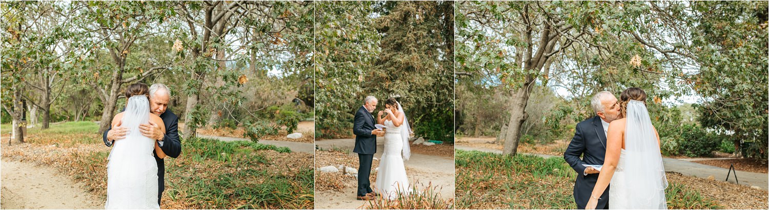 Bride and Dad's First Look - http://brittneyhannonphotography.com