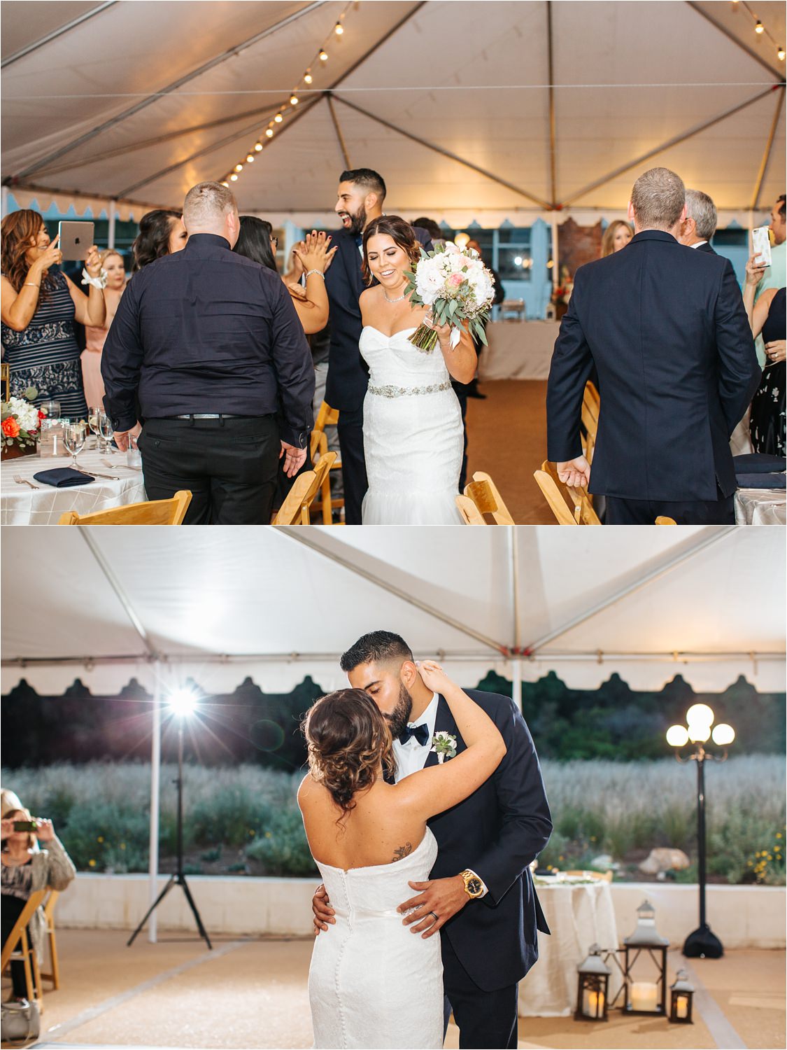 Grand Entrance into Wedding Reception - http://brittneyhannonphotography.com