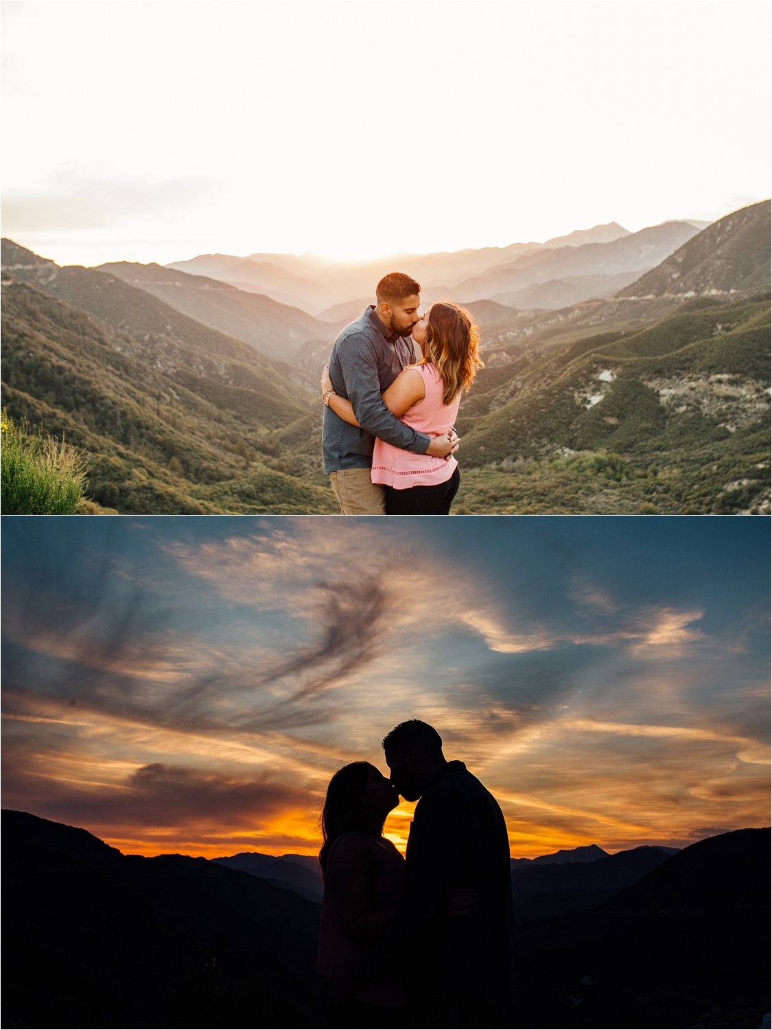 Warm romantic couples photos in the mountains - http://brittneyhannonphotography.com