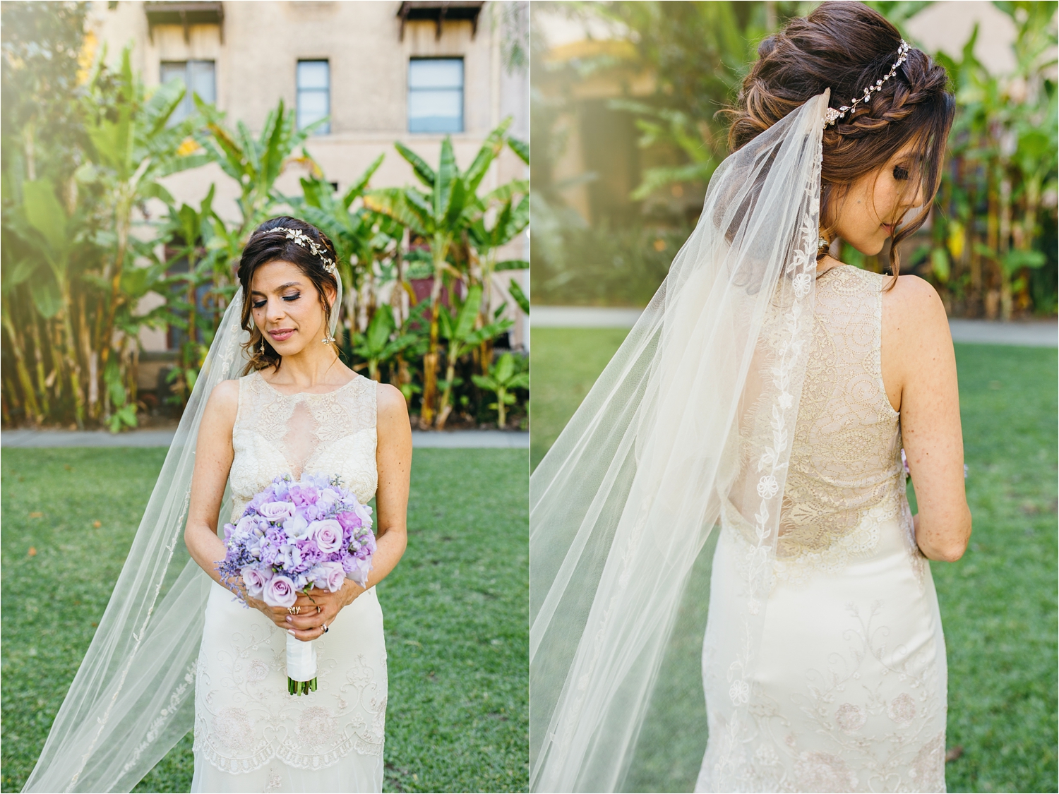 bridesmaids and bridal portraits