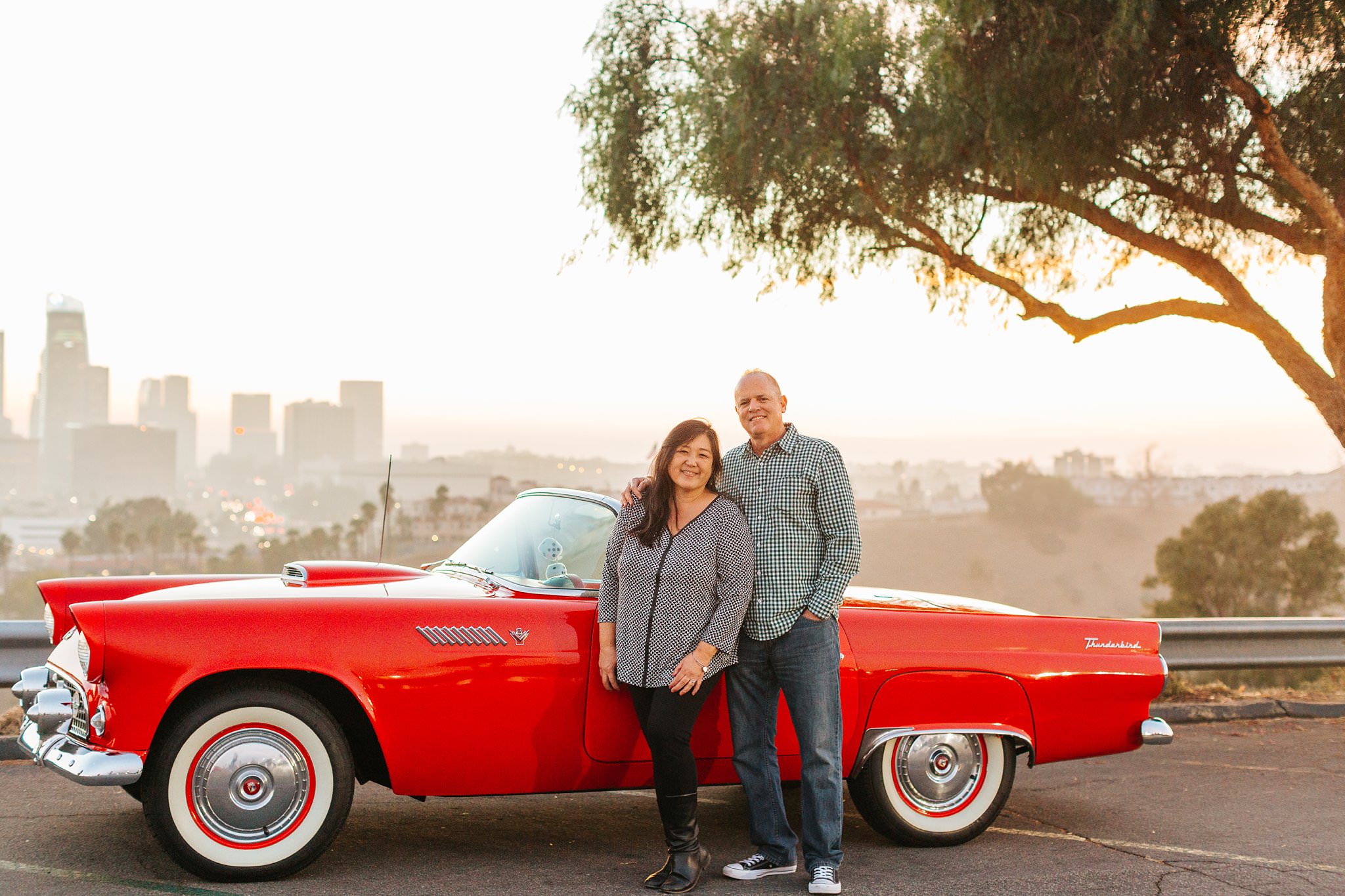 Classic car at Dodger Stadium - http://brittneyhannonphotography.com