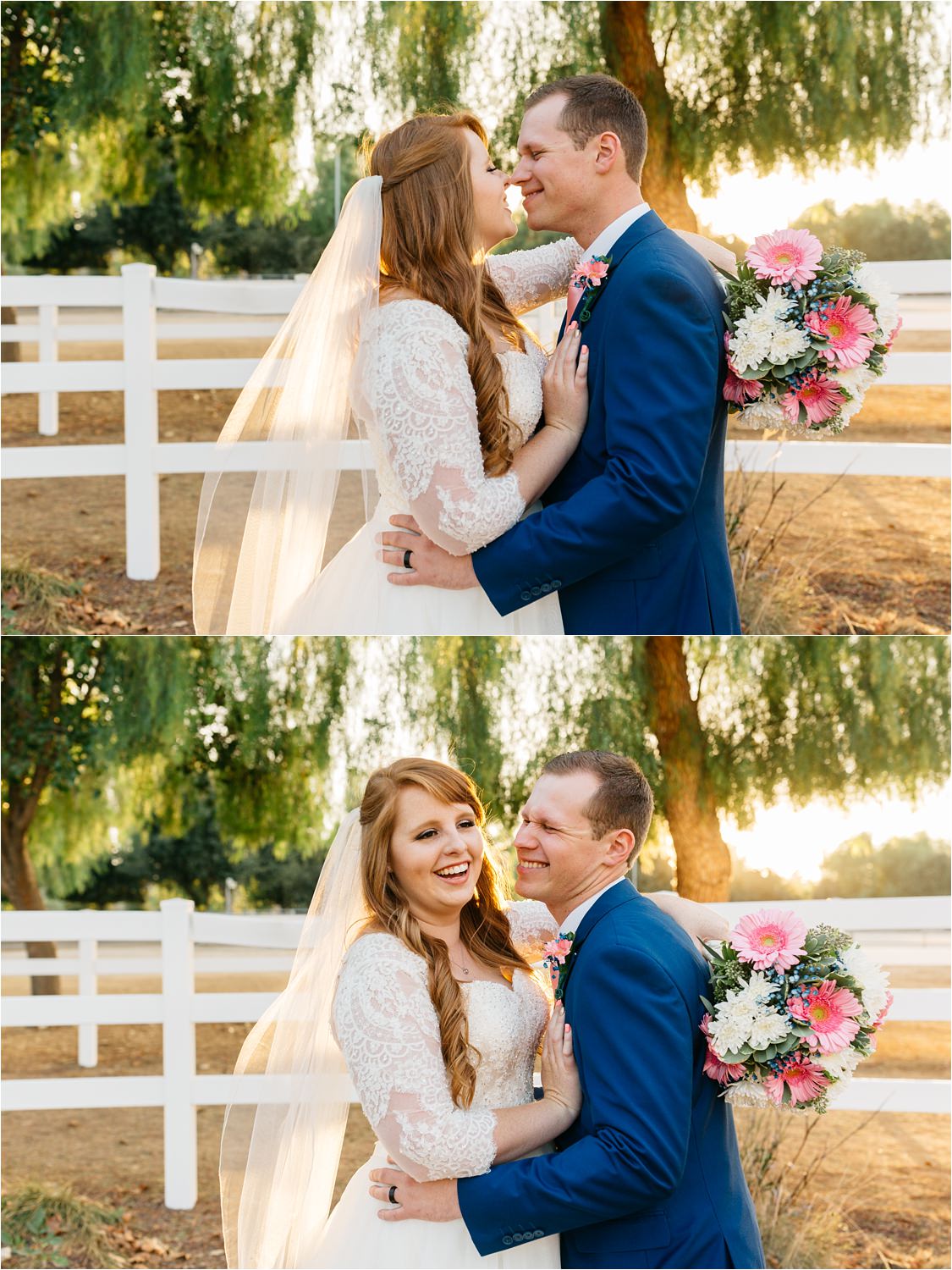 Cute Couple gets married in the fall at McCoy Equestrian Center - https://brittneyhannonphotography.com
