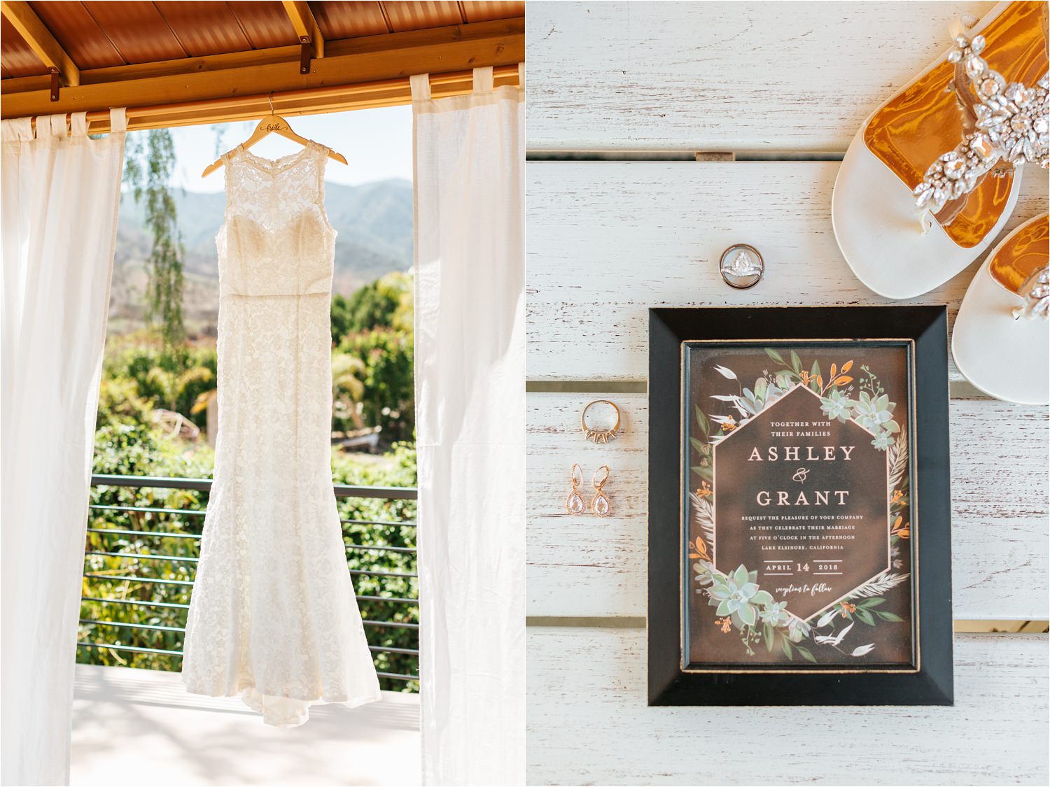 David's Bridal Wedding Dress - Elegant DIY Backyard Wedding - https://brittneyhannonphotography.com