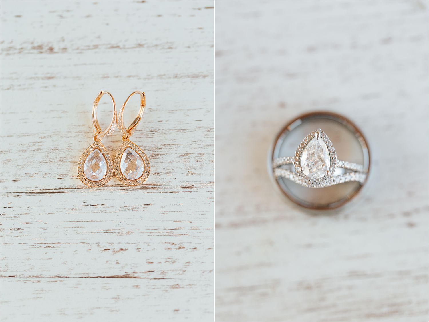 Bride's Wedding Day Jewelry and Wedding Ring - Engagement Ring - https://brittneyhannonphotography.com