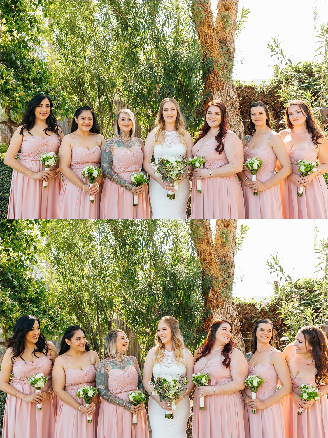 Beautiful bride and bridesmaids photos - https://brittneyhannonphotography.com