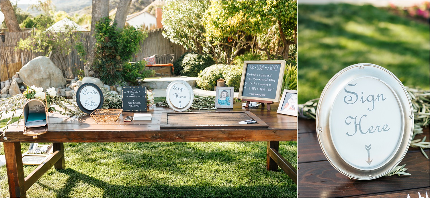 DIY Backyard Wedding Details - Southern California Wedding Photographer - https://brittneyhannonphotography.com