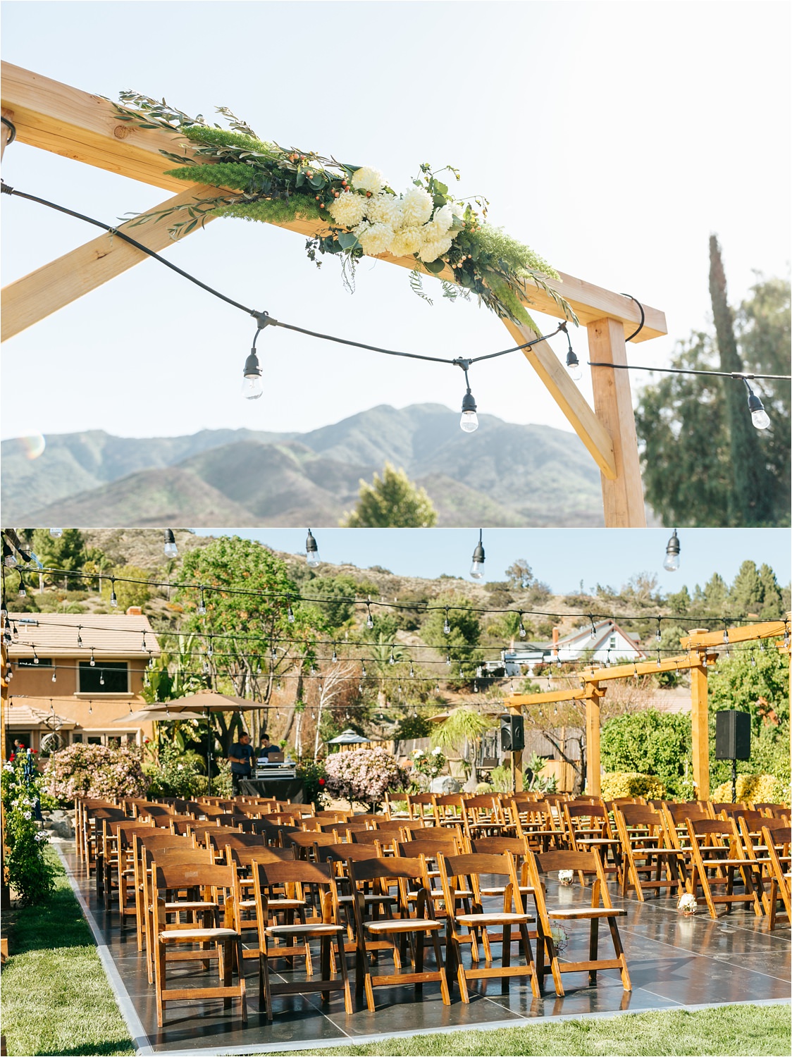 Dreamy backyard wedding details - DIY wedding in California - https://brittneyhannonphotography.com