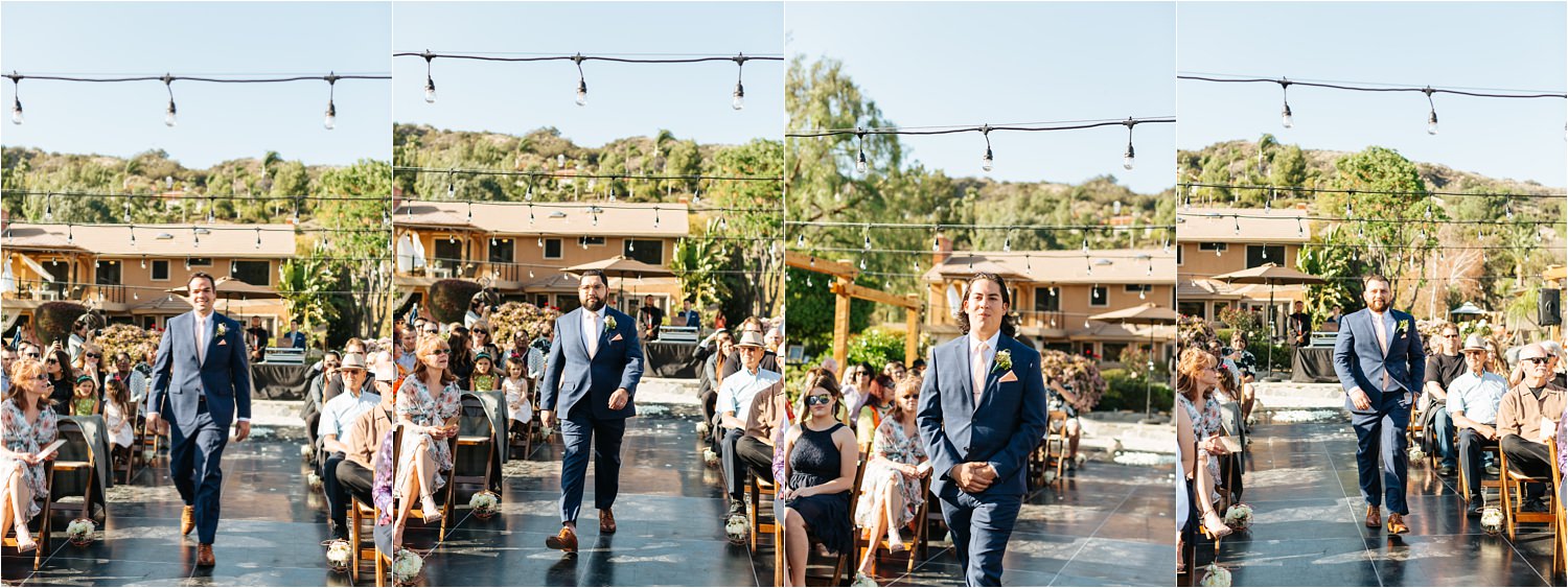 Backyard Wedding Ceremony - https://brittneyhannonphotography.com