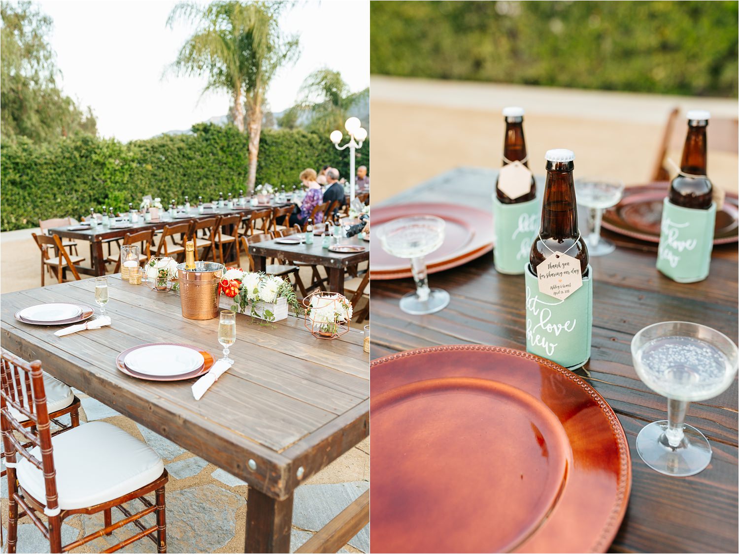 Dreamy Backyard Wedding Reception Details - https://brittneyhannonphotography.com