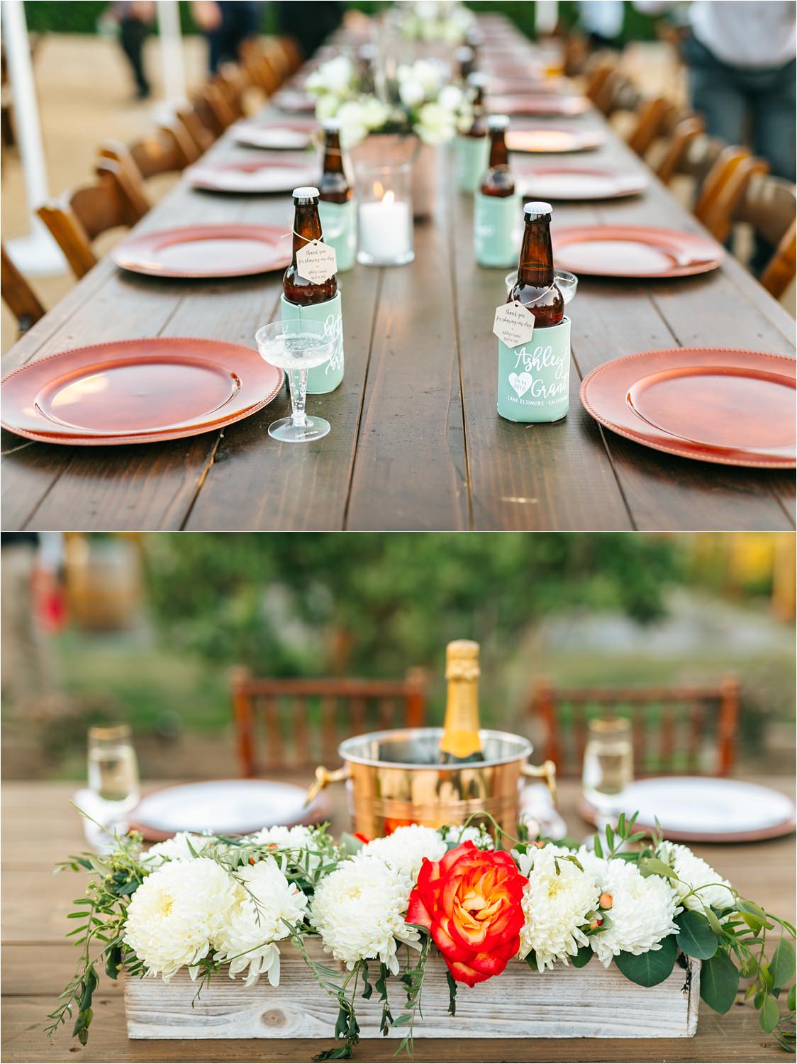 Wedding Reception Details - Backyard Wedding Inspiration - https://brittneyhannonphotography.com