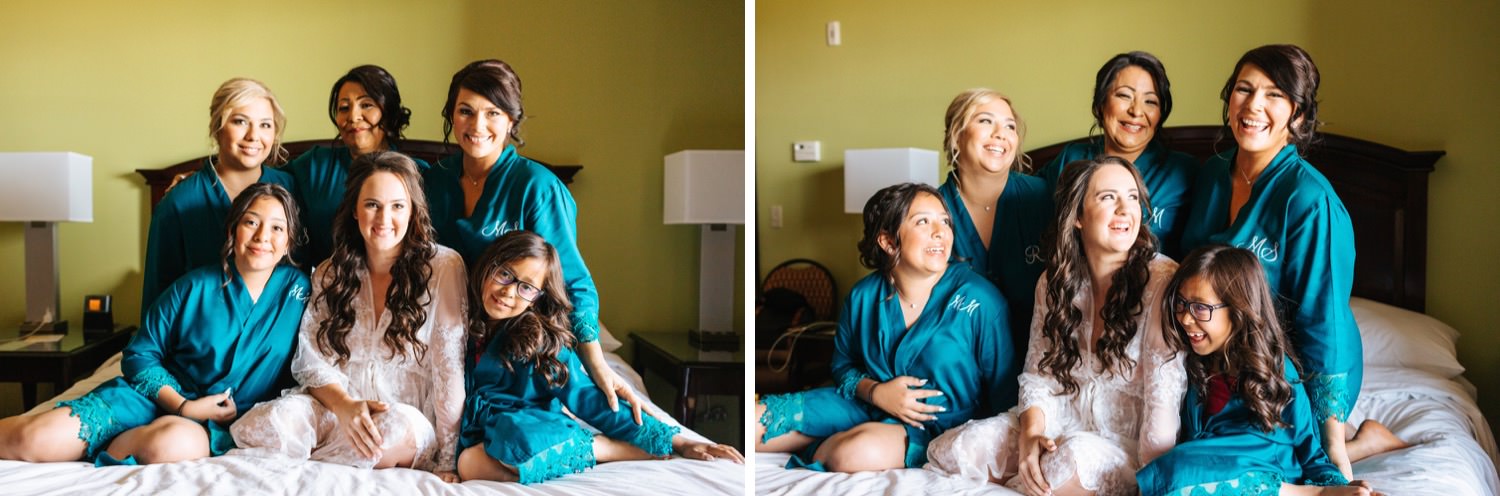 Bride and Bridesmaids Robe Picture - https://brittneyhannonphotography.com