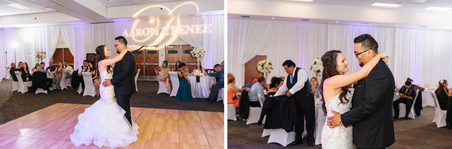 Bride and Groom's First Dance - https://brittneyhannonphotography.com