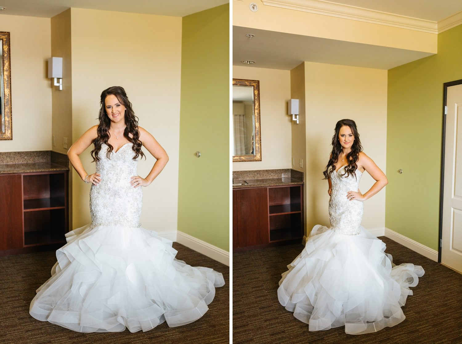 Bride in her wedding dress - https://brittneyhannonphotography.com