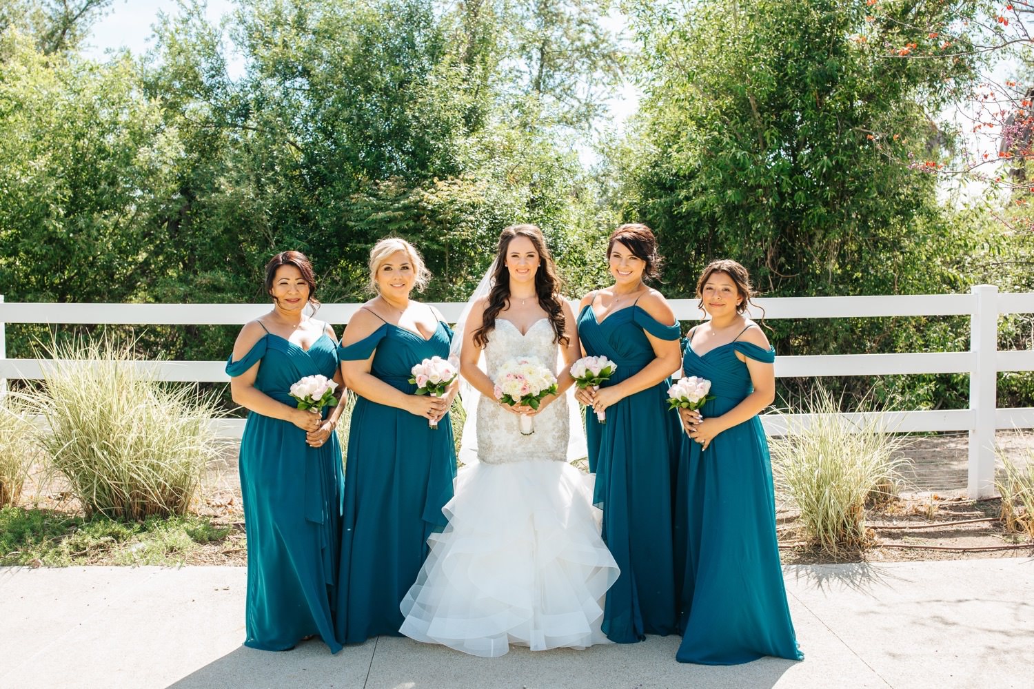 Bride and Bridesmaids Photos - https://brittneyhannonphotography.com